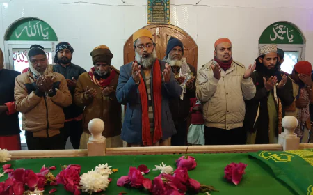 हज़रत मखदूम शाह सय्यद शाहबुद्दीन औलिया अलैहि रहमा, के आस्ताने पर रजब महीने की नौचंदी जुमेरात मनाई