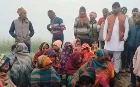 Farrukhabad News : मजदूर की गोली मारकर हत्या, खेत में मिला शव