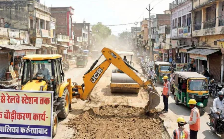 Farrukhabad News : चौक से रेलवे स्टेशन तक बनेगी 1.97 करोड़ से मॉडल रोड, 3 महीने में पूरा होगा काम