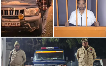 Etah News : सरकारी जीप में बैठकर वीडियो बनाकर वायरल करने वाला युवक गिरफ्तार