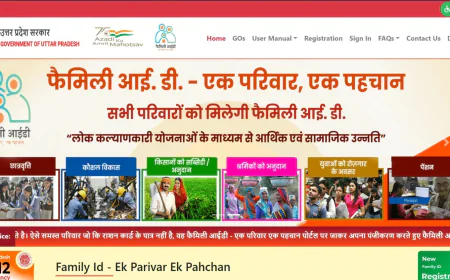 राज्य सरकार की फैमिली आईडी योजना से प्रत्येक पात्र परिवार को जोड़ा जाए