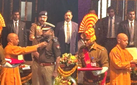 आगरा डीआईजी शैलेंद्र कुमार पांडेय मुख्यमंत्री उत्कृष्ट सेवा पुलिस पदक से सम्मानित