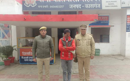 पोक्सो एक्ट के वांछित अभियुक्त दुष्यंत पुत्र चोबसिंह को सहावर पुलिस ने किया गिरफ्तार