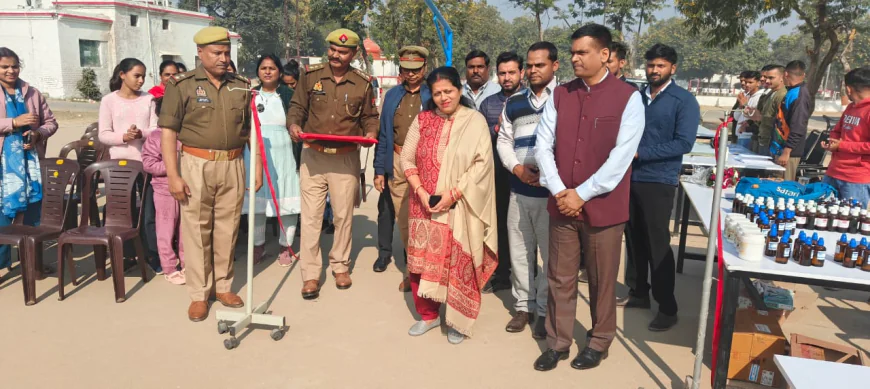 वामा वैलनेस कैंप” के तहत पुलिस परिवार के लिए होम्योपैथिक चिकित्सा शिविर का आयोजन