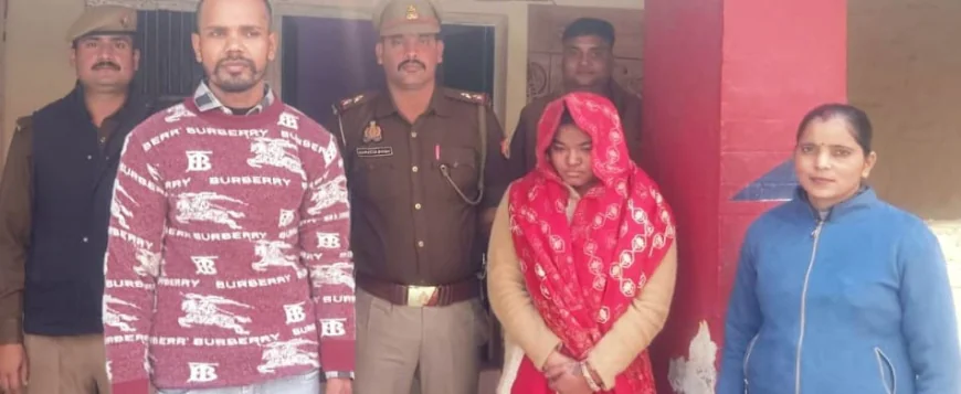 पति को आत्महत्या के लिए उकसाने के आरोप में पत्नी व प्रेमी गिरफ्तार