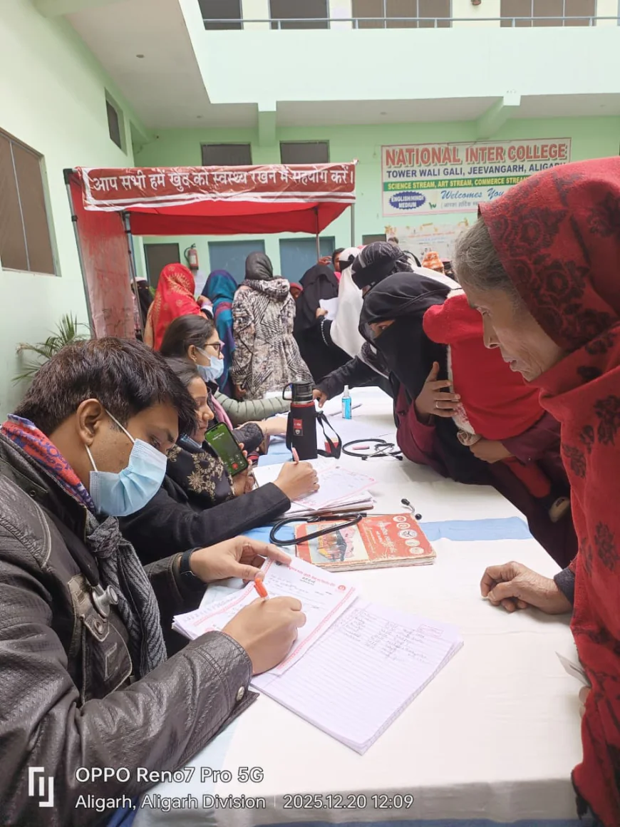 Aligarh News : टीबी मुक्त भारत अभियान के तहत जिले में घर-कार्यस्थल के पास पहुंची स्वास्थ्य सेवाएं