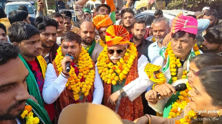 कृषक दिवस और चौधरी चरण सिंह जी की जयंती पर किसान यात्रा का आयोजन