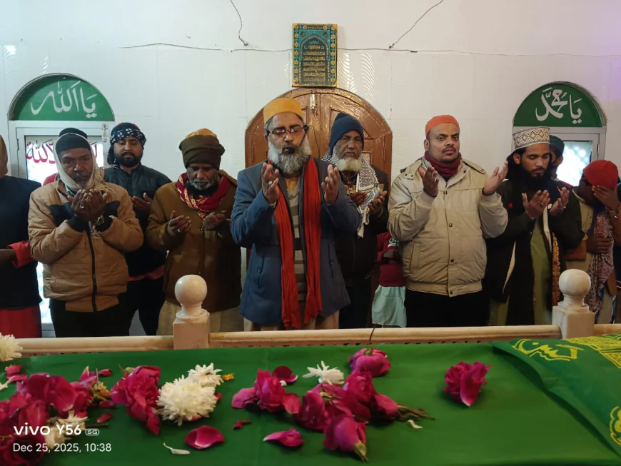 हज़रत मखदूम शाह सय्यद शाहबुद्दीन औलिया अलैहि रहमा, के आस्ताने पर रजब महीने की नौचंदी जुमेरात मनाई