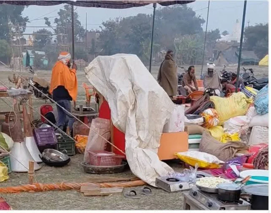 पांचाल घाट पर कल्पवासियों का रेला: श्री राम नगरिया मेले की तैयारियाँ तेज, 10 हज़ार श्रद्धालु पहुंचे