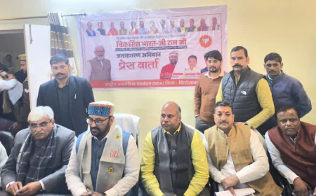 विकसित भारत-गारंटी फॉर रोज़गार एंड आजीविका मिशन (ग्रामीण) क़ानून, 2025 का शुभारंभ