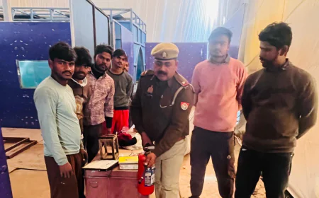 Aligarh News : राजकीय औद्योगिक एवं कृषि प्रदर्शनी में सुरक्षा की पहल, अग्निशमन विभाग ने चलाया जागरूकता अभियान