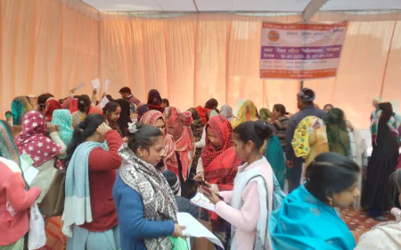 डॉ राम मनोहर लोहिया महिला अस्पताल में निशुल्क जांच शिविर का हुआ आयोजन