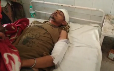 डंपर की चपेट में आकर युवक की दर्दनाक मौत