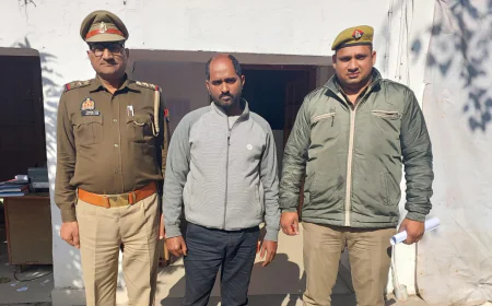 Etah News : नौकरी दिलाने के नाम पर ठगी करने वाला अभियुक्त गिरफ्तार