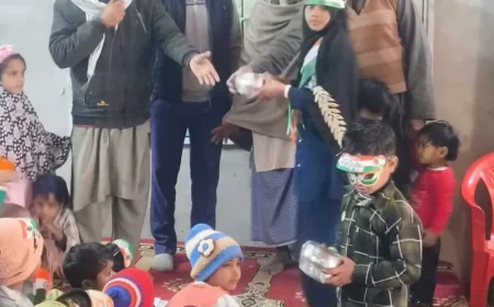 मदरसा अरबिया आइस लिल बनात में गणतंत्र दिवस हर्षोल्लास के साथ मनाया गया