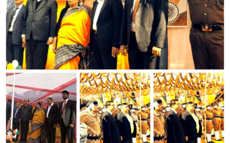 . पी. विद्या निकेतन में 77 वां गणतंत्र दिवस बड़े ही धूमधाम से मनाया गया