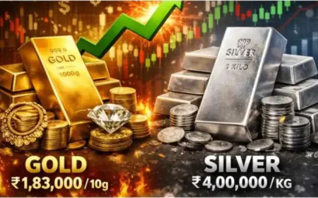Silver Gold Price: चांदी 4 लाख के पार, सोना 1.83 लाख पर रिकॉर्ड! निवेशक खुश,आम आदमी परेशान