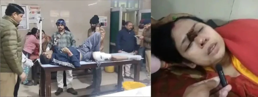 नए साल के पहले दिन लूट के दौरान दंपती को मारी गोली, सैफई मेडिकल कॉलेज रेफर