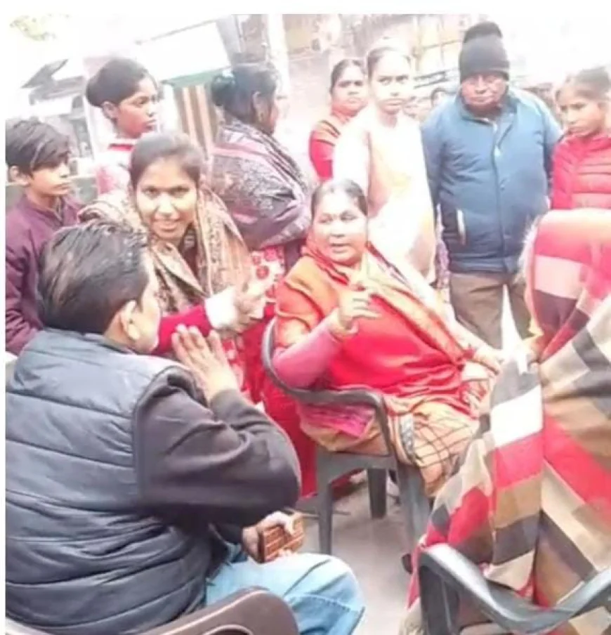 पुलिस चौकी में भाकियू महिलाओं का हंगामा: सास बहूं का झगड़ा