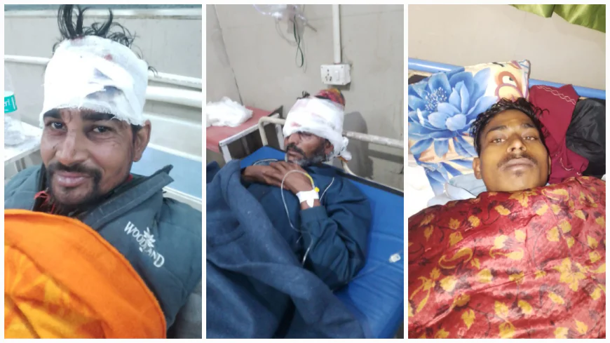 जनपद में एक्सीडेंट में आए अलग-अलग जगह से घायल