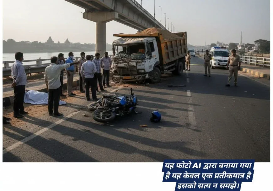 Farrukhabad News : डंपर की भीषण टक्कर से पशु चिकित्सक की मौत, गंगापुल के पास हुआ हादसा