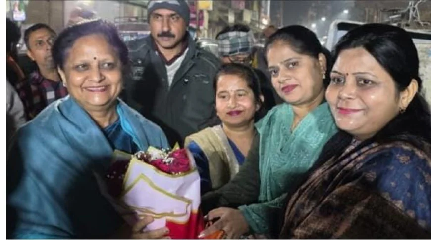 रेलवे रोड निर्माण कार्य शुरू, वत्सला व मनोज अग्रवाल ने किया पूजन