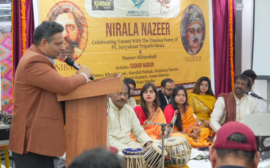 आगरा में नजीर-जयंती और बसंत पर्व समारोह का भव्य आयोजन