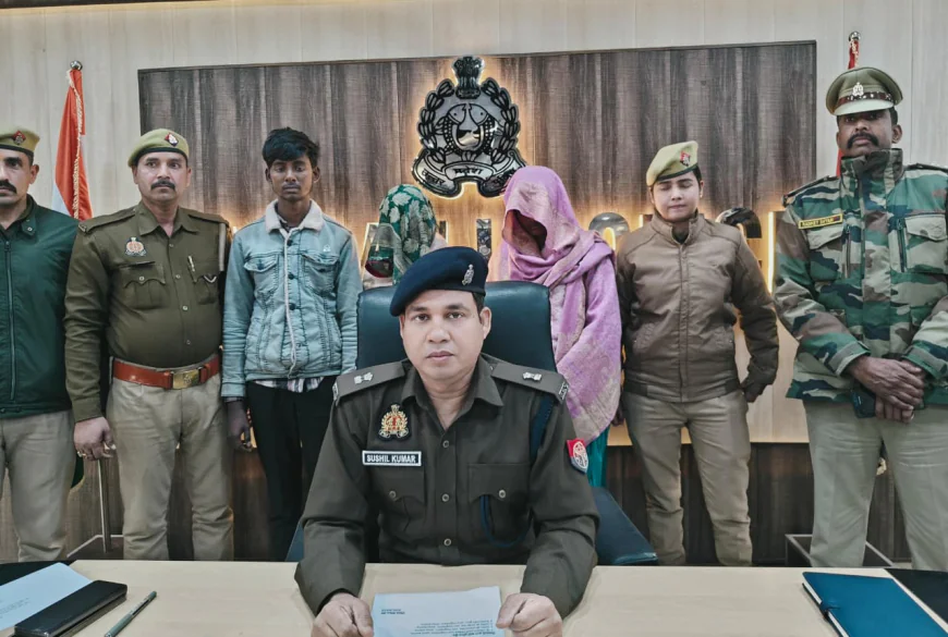 Kasganj news बाबरिया गिरोह के दो महिलाओं सहित तीन अभियुक्त गिरफ्तार