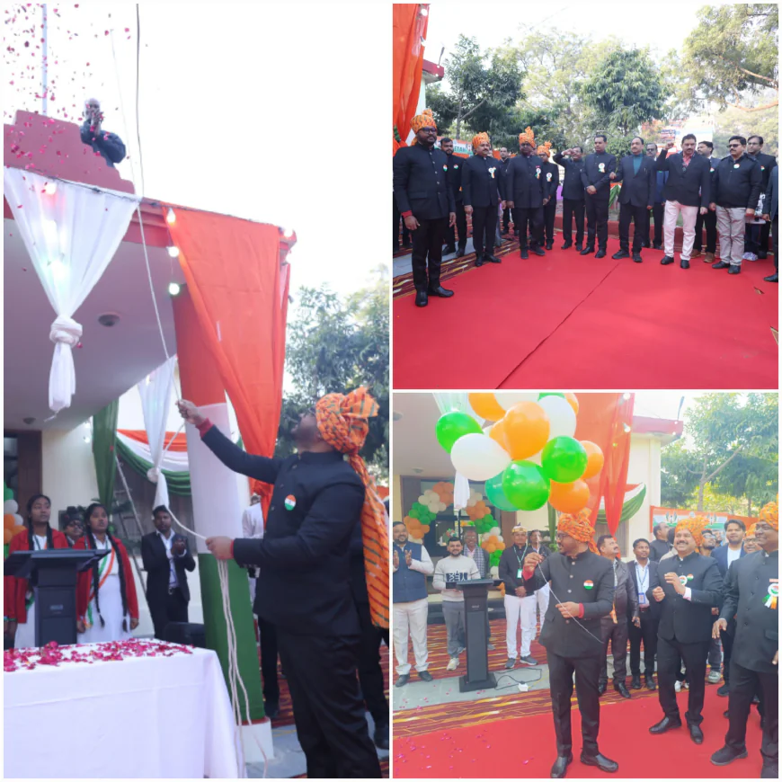 Etah News : कलेक्ट्रेट परिसर में हर्षोल्लास के साथ मनाया गया 77वां गणतंत्र दिवस