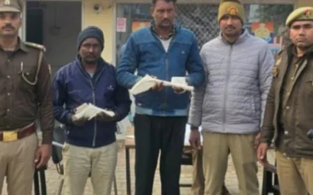 शातिर पशु चोर तमंचों सहित गिरफ्तार