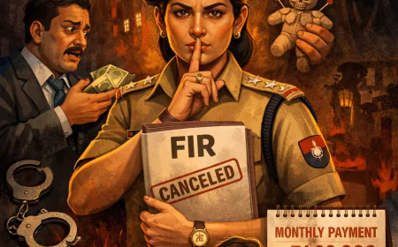 वर्दी का सौदा: जब कानून ब्लैकमेल की भाषा बोलने लगे एफआईआर न्याय पाने का दस्तावेज़ कम और डराने का औज़ार ज़्यादा