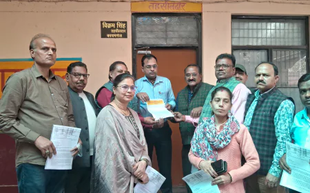 उद्योग व्यापार प्रतिनिधि मंडल ने तहसीलदार को सौंपा 18 सूत्रीय ज्ञापन, खाद्य सुरक्षा एक्ट में सुधार की मांग