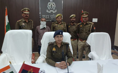 Etah News : 24 घंटे में हत्या का खुलासा, आरोपी गिरफ्तार