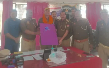 तीन साल बाद सिपाही रविराज सिंह का तबादला, ग्रामीणों और पुलिसकर्मियों ने दी भावभीनी विदाई
