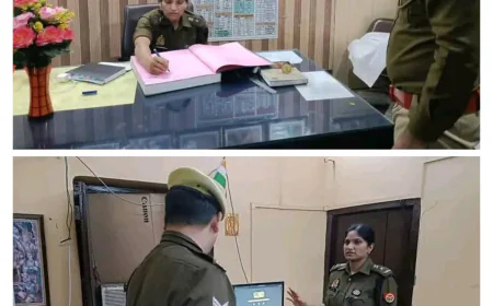 एसपी फतेहगढ़ ने किया कोतवाली कायमगंज का औचक निरीक्षण, अपराधियों पर नकेल कसने के सख्त निर्देश