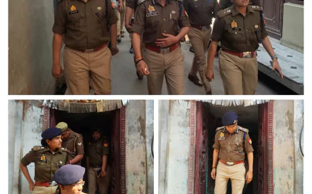 Farrukhabad News : डबल मर्डर कांड में डीआईजी ने किया घटनास्थल का निरीक्षण, हर एंगल से जांच के दिए निर्देश