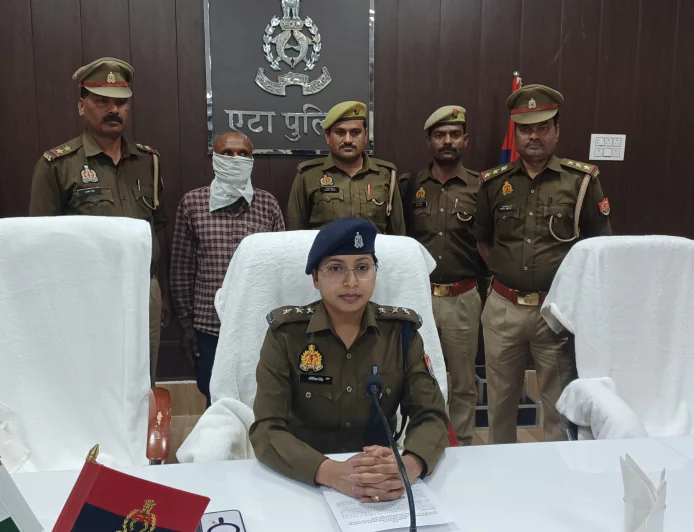 Etah News : 24 घंटे में हत्या का खुलासा, आरोपी गिरफ्तार