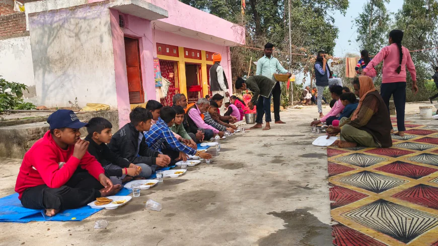 माघ पूर्णिमा पर मारवाणी मणि भोले बाबा मंदिर में विशाल भंडारे का आयोजन