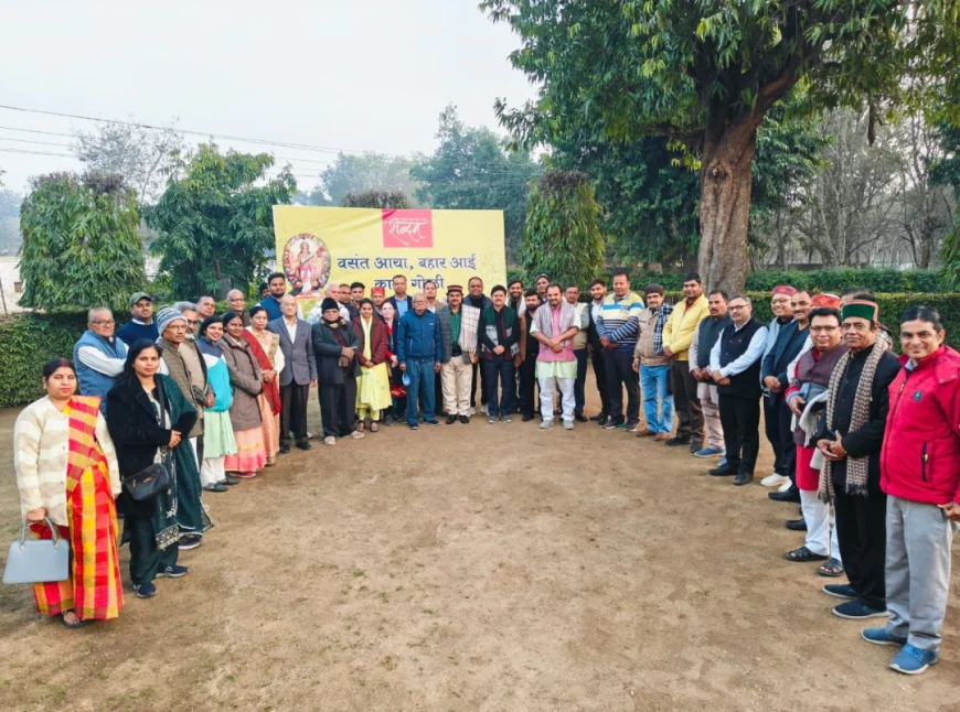 हिन्द लैम्प शिकोहाबाद में शब्दम् संस्था द्वारा वसंतोत्सव पर काव्य गोष्ठी का आयोजन