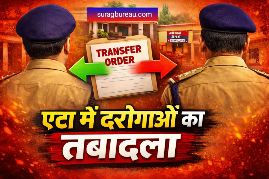 Etah News :  एसएसपी ने किए उप निरीक्षकों के तबादले, थानों में फेरबदल