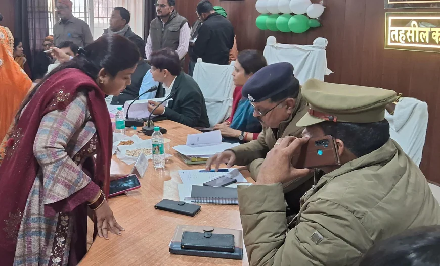 दहेज उत्पीड़न से परेशान विवाहिता ने समाधान दिवस में मांगी सुरक्षा