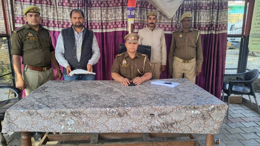 Kasganj news सोरों पुलिस द्वारा 02 अभियुक्तों को अवैध तमंचे व कारतूसों के साथ किया गिरफ्तार