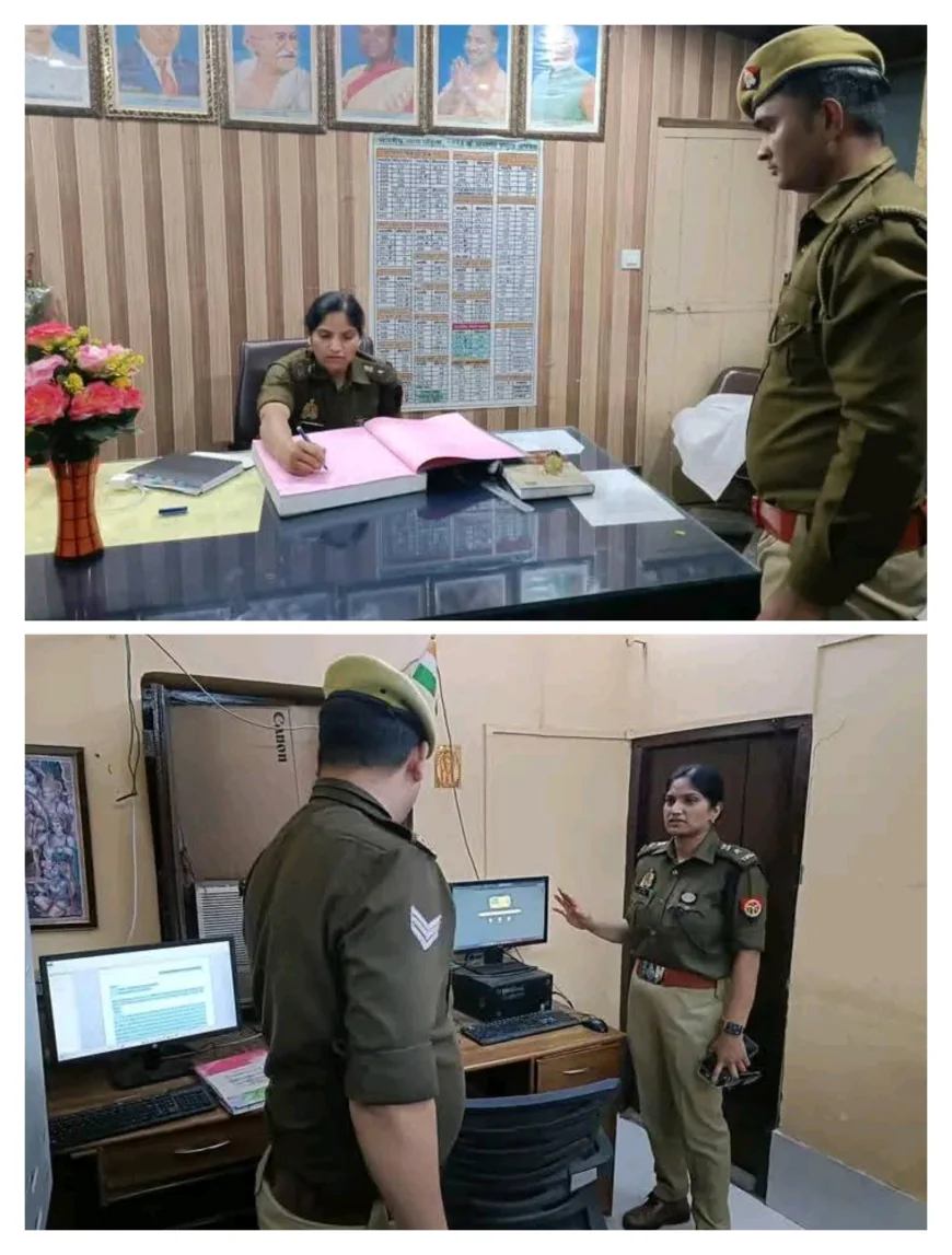 एसपी फतेहगढ़ ने किया कोतवाली कायमगंज का औचक निरीक्षण, अपराधियों पर नकेल कसने के सख्त निर्देश