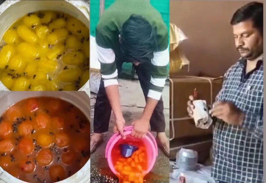 सावधान! मिठास में घुला है ज़हर: मैनपुरी में कीड़े पड़े रसगुल्ले बेचने का भंडाफोड़