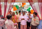 Kasganj news विधायक सदर देवेन्द्र सिंह राजपूत के कर कमलों द्वारा फीता काटकर एवं दीप प्रज्वलन कर रोजगार मेले का किया शुभारम्भ