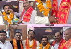 कायमगंज में भाजपा नेताओं का हुआ फूल-मालाओं से भव्य स्वागत