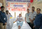 Kasganj news अमांपुर प्रथामिक स्वास्थ्य केंद्र पर आयोजित हुआ रक्तदान शिविर,युवाओं ने स्वेच्छा से किया रक्तदान