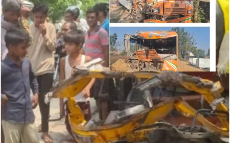 रोडबेज बसों की आमने-सामने  भिड़ंत, तीन घायल — एक की हालत गंभीर