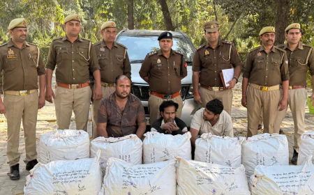 कोयले के ट्रक में गांजा, तीन अंतरराज्यीय तस्कर गिरफ्तार