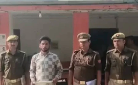 दहेज के लिए की पत्नी की हत्या कुल्हाड़ी सहित गिरफ्तार